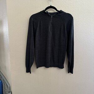 Gray/Black Lightweight‎ Men's Sweater